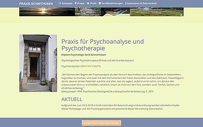 Psychotherapeutische Praxis Gerd Schmitthüsen