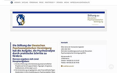 Stiftung der Deutschen Psychoanalytischen Vereinigung